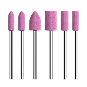 BIGWHITESHARK | Extended Rod Polishing Head 3mm Shank Red Alumina Sanding Bit