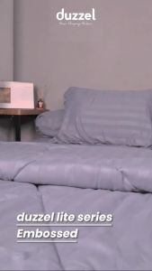 Duzzel Lite Bedcover Polos 220x240 Comforter Emboss Series
