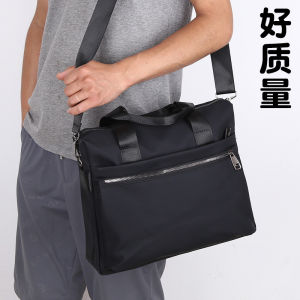 Large Capacity Single Shoulder Bag Mens Backpack Crossbody Business Laptop Bag IPAD Handbag Travel Nylon Material Zipper Closure