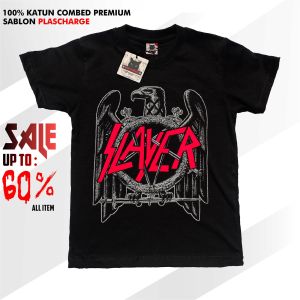 kaos musik anak band slayer kaos metal anak katun premium tangan pendek py pico & gracy