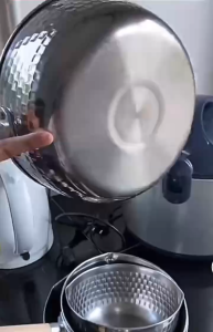 หม้อนมสแตนเลสหนาพิเศษ สไตล์ญี่ปุ่น Yukihira ไม่มีสารเคลือบ ใช้ในบ้าน ต้มบะหมี่ อุ่นอาหารเด็ก