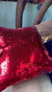 Gối tựa lưng ma thuật viết chữ trên gối được