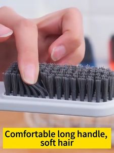 Shoe Cleaning Brush Boot Shoes Multifunctional Shoes Brush Sneaker Brushes Cleaner Strong Plastic Household School White Sport Cleaning Tool Shoe Cleaning Brush