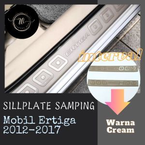 Sill Plate Cream untuk Ertiga 2012-2017: Aksesoris Mobil Berkualitas Tinggi