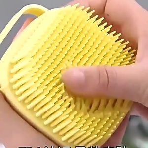 Pingmarket แปรงอาบน้ำซิลิโคน นุ่ม สามารถเติมเจลอาบน้ำ ขัดตัว ไม่ระคายเคืองผิวเด็ก ของใช้เด็ก