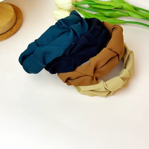 Bando Wanita Lebar Bentuk Simpul Bandana Korean Scrunchie Headband Rambut HS BDO20