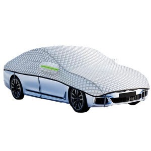 MENGTAQINUO | Sun Rain Heat Protection Half Car Cover Oxford Cloth