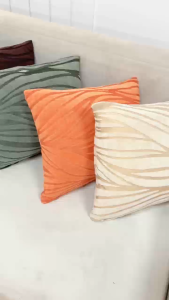 NEW 2025 Exclusivefabric reflection wave pattern pillowcase*1pc 45*45cm