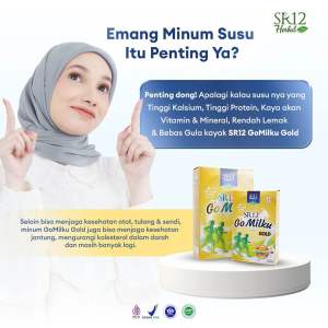 Susu Gomilku Gold SR12/ Gomilku Sr12/Meningkatkan Kesehatan badan KorestrolTulang atau sendi