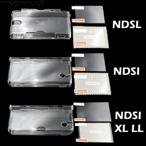 Crystal Shell Skin Case Cover For NDSL NDS Lite NDSI NDSi XL LL - Clear Plastic Console Screen Protective Film