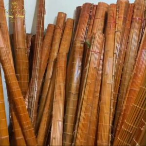 Mành Sáo Trúc Rộng 2m & 18m Cao 1/5m/ 2m / 25m/ 3m Mành Che Nắng Ban Công Rèm Màn Sáo Treo Cửa Chính Màn Che Mái Hiên Ngoài Trời Có Dòng Dọc Dây Kéo