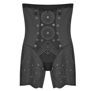 High-Waist Thin Safety Pants Womens Underwear Bottom Lifting plus Size Anti-Light Prevent Roll-Up Mask Base Layer Tights