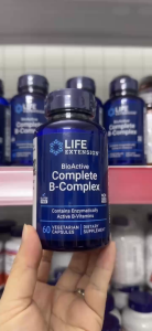 Viên Uống BioActive Complete B-Complex Life Extension Bổ Sung Vitamin Nhóm B Hoạt Tính Hỗ Trợ Năng Lượng & Thần Kinh