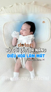 Vỏ Gối Lót Đa Năng Dotori Sợi Duraron Hàn Quốc Làm Mát Điều Hòa Nhiệt Độ Cho Bé