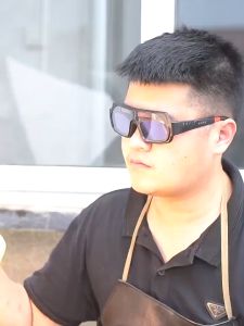 Kính hàn điện tử Mặt nạ hàn điện tử Kính hàn tự động làm tối chống chói cho thợ hàn hồ quang Argon Tự động điều chỉnh độ sáng Bảo vệ mắt chuyên nghiệp