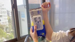 (Small) Kitchen Wipes 80PCS Disposable Berkesan Wet Tissue Cleaning Degreasing Tisu Dapur Tisu Basah 一次性厨房湿纸巾去油去污渍 厨房湿巾