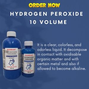 On hand Maridan HYDROGEN PEROXIDE 120ML AND 60ML - Antiseptic disinfectant solution 10 VOLUME