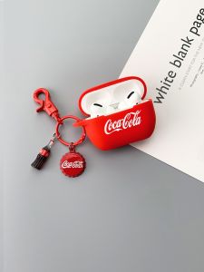 Apple AirPods Pro2 Case Third Generation Bluetooth Earphone Protective Cover Soft Silicone Integrated Shell Magsafe Red A2190