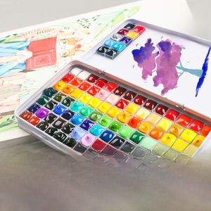 Horbayn Watercolor Paint Set 108 Colors for Art And Nail Art Try Color Scrapbooking Basic Packaging Cultural Supplies