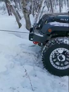 การช่วยเสริมการทำงานของรถยนต์: วินซ์ไฟฟ้า 12V รอกไฟฟ้า 2000LB, รอกสลิงไฟฟ้า 8M แรงฉุดแนวนอน, 907KG