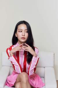 Summer Swing: Mickey Tops Pink (เสื้อออกกำลังกาย ผ้ากัน UPF 50++)