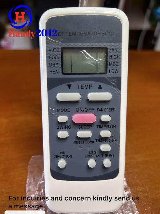 Midea Universal Remote for SELECTED Split type ( Koppel, American Home