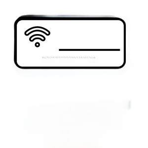 Modern Simplicity Waterproof PVC Air Conditioner WiFi Glass Door Sticker Decorative Push-Pull Door Decal for Tea Shop Restaurant