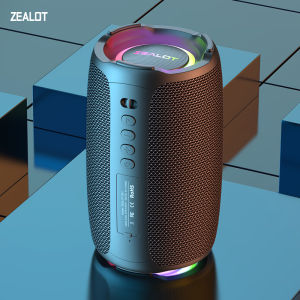 Zealot-S61 Portable Bluetooth Speaker Double Diaphragm Wireless Subwoofer Waterproof Outdoor Sound Box Stereo Music Surround