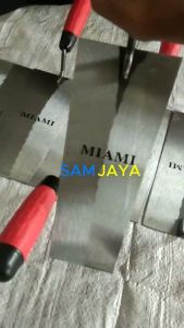 CETOK SEMEN SEGI KOTAK STAINLESS STEEL GAGANG FIBER KARET 2-2-8 MIAMI