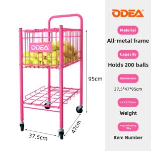ODEA | Portable Foldable Self-Locking Tennis Cart