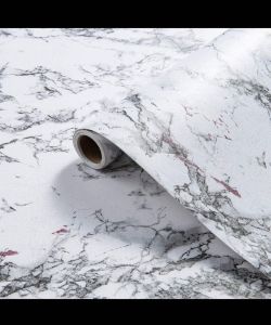 wallpaper sticker dinding motif panel kayu/marmer 8m x 45cm perr roll