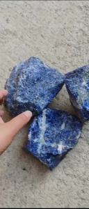 Natural Large Noble Dark Blue Sodalite Crystal Gemstone Rough Raw Rock Specimen Healing