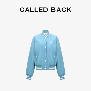 CALLED BACK | Color Block Standing Collar Leisure Blue Warm Jacket