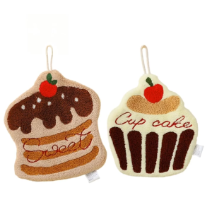 Super Soft Microfiber Hand Towel Kitchen Cute Coral Velvet Refrigerator Towel Hanging Bathroom
