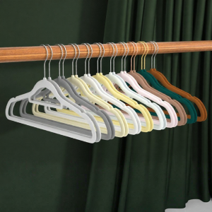 Anti-Slip Flocking Non-Marking Adult Clothes Hanger