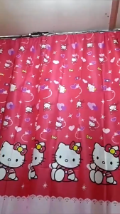 Buy3 take3 COD Hello Kitty Kurtina Cotton Curtain for Window Door Curtain Hello Kitty Design Kurtina 1PCS Hello Kitty Window Curtain Home Decor Cotton Curtain Kurtina Curtain Sale for Window 1pcs Semi