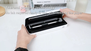 A4 เครื่องพิมพ์ เครื่องพิมพ์ความร้อน พกพาง่าย ไร้สาย เครื่องปริ้ Portable thermal printer ใช้งานสะดวก