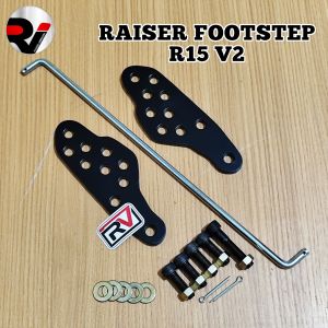 RAISER FOOTSTEP YAMAHA R15 V3 R15 V2 PENINGGI FOOTSTEP R15 V2 V3 BRACKET PENINGGI FOOTSTEP R15 V3 V3