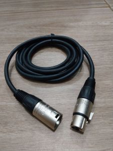 kabel canare xlr canon male female buat mikropon ke mixer 2 meter