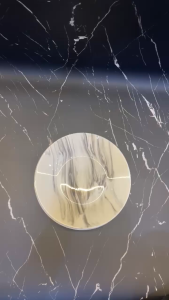 PIRING KERAMIK TANITI HIDANGAN MAKAN BATU ALAM MARBEL MARMER GRANITE BLUE DAN BLACK