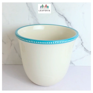 The Leaferie Yverra plant pots with tray flowerpot flowerpots flower planter planters