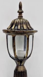 5-A-124 STC โคมหัวเสาโรมัน สีทองสนิม (T04-GL)