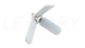 Bola Lampu 3 sayap 45watt / Bola Lampu Model Kipas 3 Blades /Lampu Led Hias/Lampu Unik Baling Baling