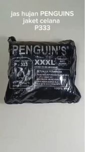 Jas Hujan Jumbo P333 XXXL Penguin 4l Jaket Celana Setelan 100% Pvc Penguin Exclusive
