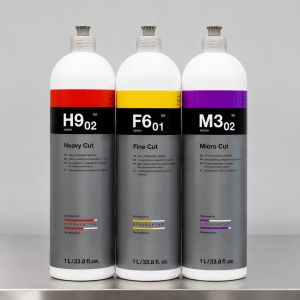 CAR Compound Polish Combo 1 Liter | Heavy Fine Micro Cut | 3 Bottles
