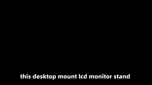 Monitor Stand Plasma TV Display Screen Wall Stand Universal Monitor Mounting Bracket Desktop Computer Holder Arm Stand 90 Degree Tilt Angle Universal Adjustable Foldable Heightening Base Hot Sale Lifting Desktop Mounting Bracket