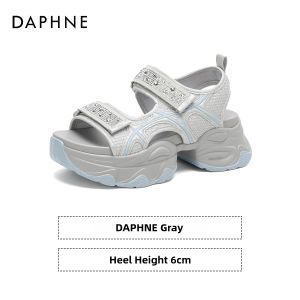 Daphne | Platform Hook-and-Loop Sandal