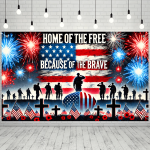 VIKAMA Patriotic Theme Tapestry National Flag Living Room Independence Day Party Decoration Room Decoration