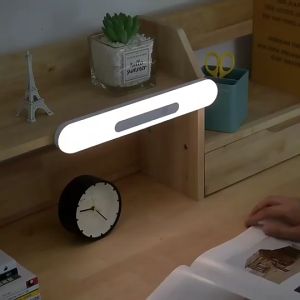 5S Rechargeable Motion Sensor Night Light Dimmable LED Induction Light Magnetic Stick-on Light Bar for Kitchen Wardrobe