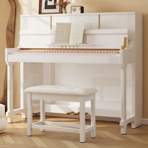Real Wood 88 Hammer Action Keys Upright Digital Piano for Beginners and Professionals